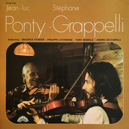 Jean-Luc Ponty - Stéphane Grappelli Featuring Maurice Vander, Philip Catherine, Tony Bonfils, André Ceccarelli : Ponty - Grappelli (LP, Album, 10 )