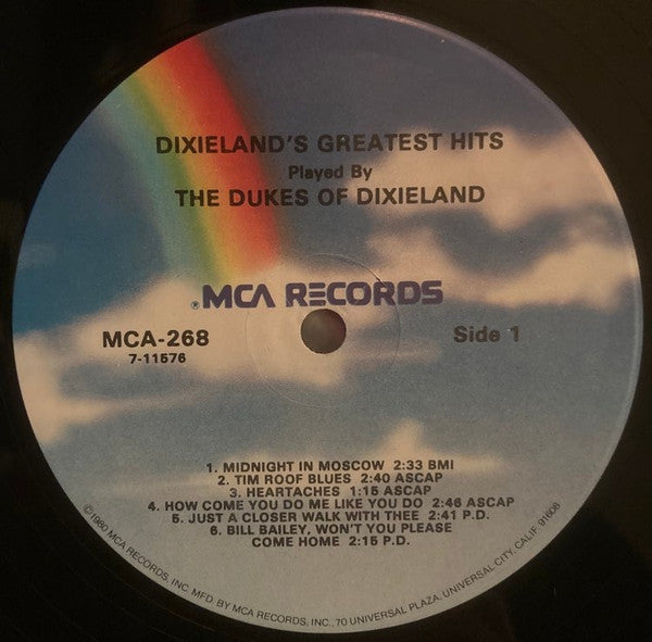 The Dukes Of Dixieland : Dixieland's Greatest Hits (LP, Album, RP)