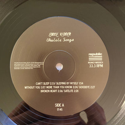 Eddie Vedder : Ukulele Songs (LP, Album, Dlx, RE)