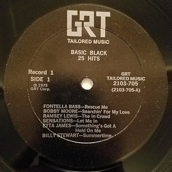 Various : Basic Black 25 Hits (2xLP, Comp)