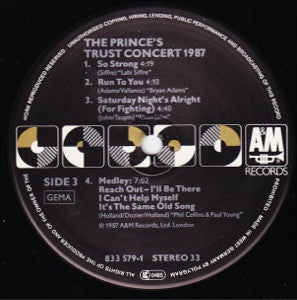 Various : The Prince's Trust Concert 1987 (2xLP, Album)