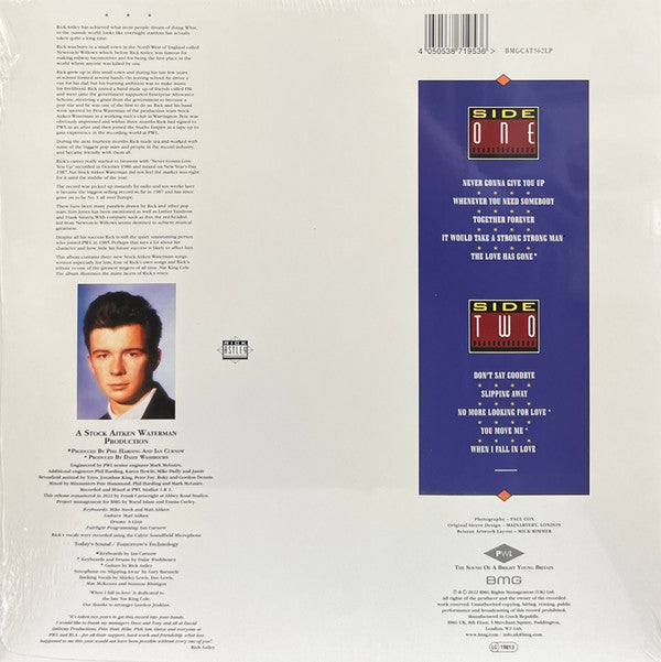 Rick Astley : Whenever You Need Somebody (LP, Album, RSD, Ltd, RE, RM, Red)