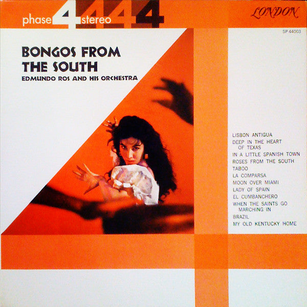 Edmundo Ros & His Orchestra : Bongos From The South (LP, Album, Gat)