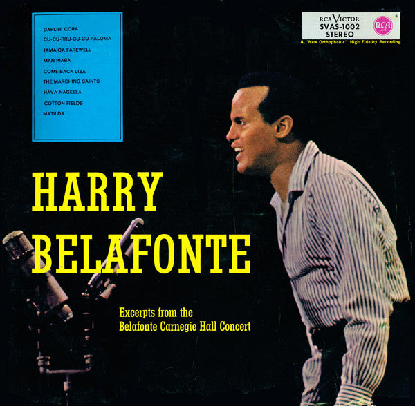 Harry Belafonte : Excerpts From The Belafonte Carnegie Hall Concert (LP, Album, RE)