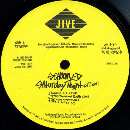 Schoolly D : Saturday Night! • The Album (LP, Album, RE)