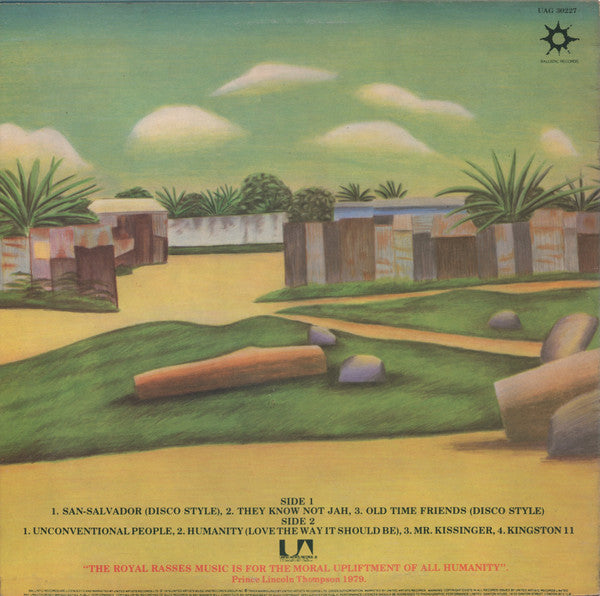 The Royal Rasses : Humanity (LP, Album, Sma)