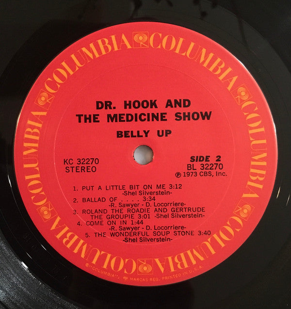 Dr. Hook & The Medicine Show : Belly Up (LP, Album, RP)