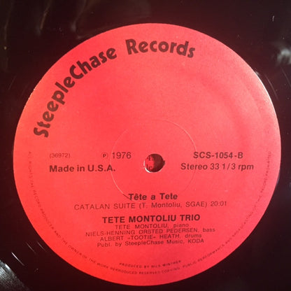 Tete Montoliu Trio : Tête À Tete (LP, Album)