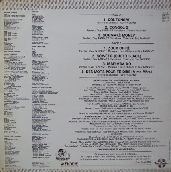 Guy Fanfant : Coutcham' (LP)