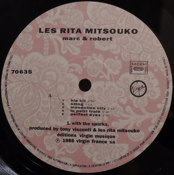 Les Rita Mitsouko : Marc & Robert (LP, Album)