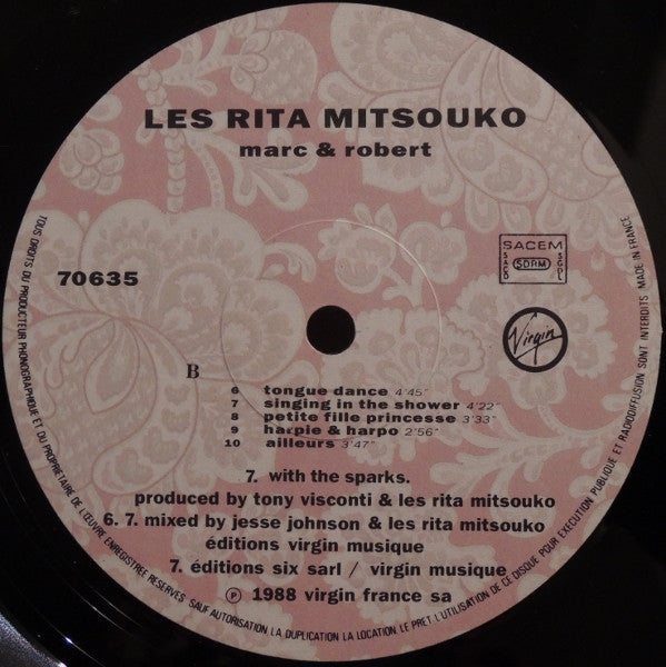 Les Rita Mitsouko : Marc & Robert (LP, Album)