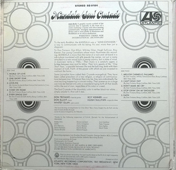 Mandala (11) : Soul Crusade (LP, Album)