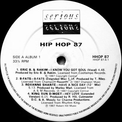 Various : Hip Hop 87 (2xLP, Comp, P/Mixed)