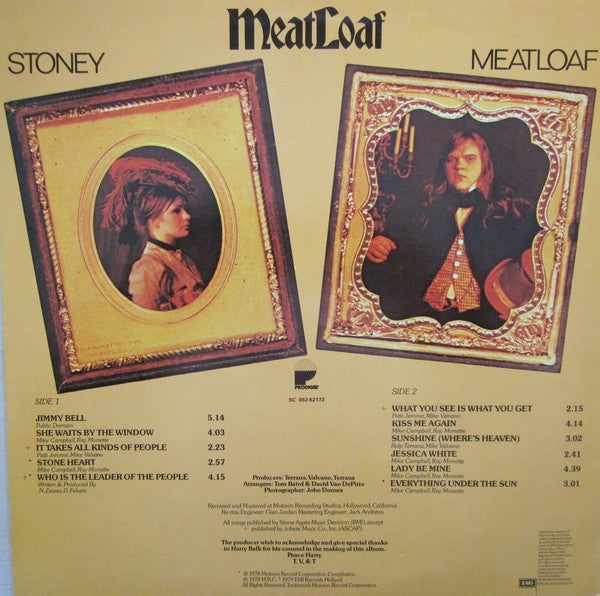 Meat Loaf : Featuring Stoney & Meatloaf (LP, Album)