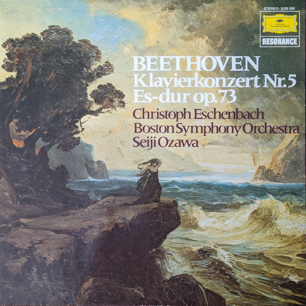 Ludwig Van Beethoven - Christoph Eschenbach, Boston Symphony Orchestra, Seiji Ozawa : Klavierkonzert Nr.5 Es-dur Op. 73 (LP, RE)