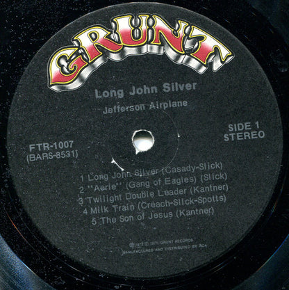 Jefferson Airplane : Long John Silver (LP, Album)