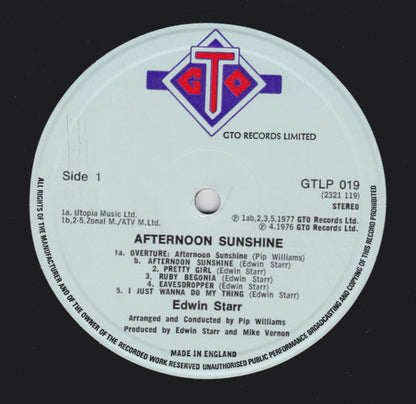 Edwin Starr : Afternoon Sunshine (LP, Album)