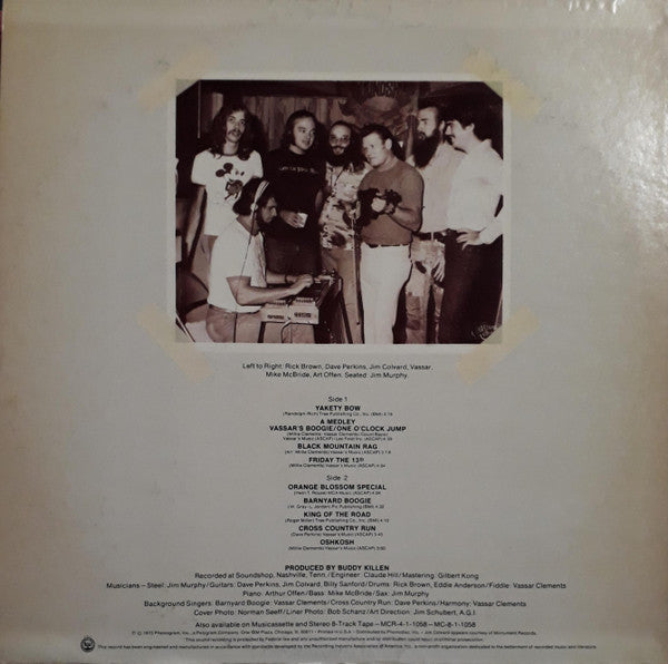 Vassar Clements : Superbow (LP, Album, Pit)