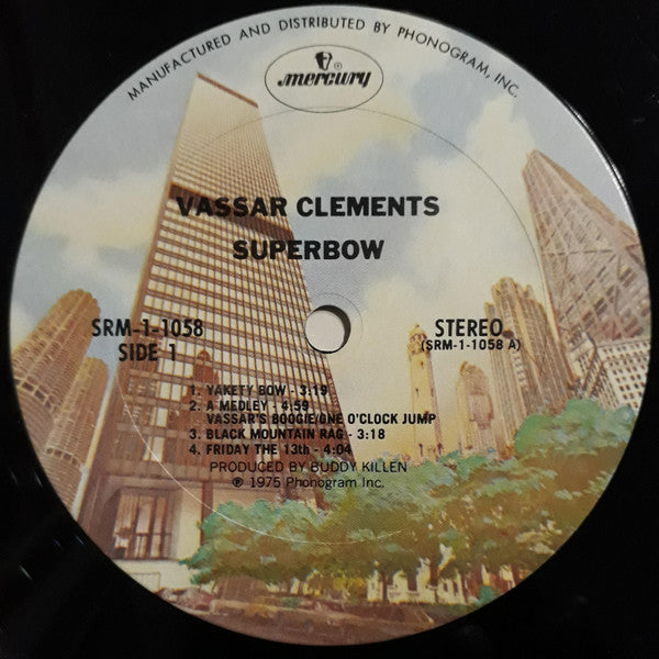 Vassar Clements : Superbow (LP, Album, Pit)