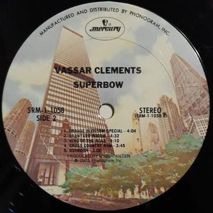 Vassar Clements : Superbow (LP, Album, Pit)