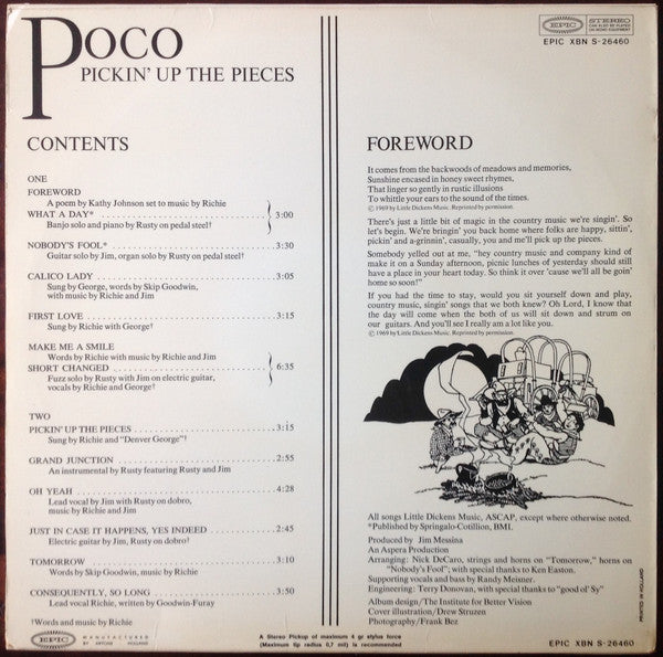 Poco (3) : Pickin' Up The Pieces (LP, Album)