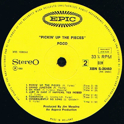 Poco (3) : Pickin' Up The Pieces (LP, Album)