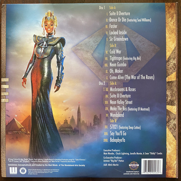 Janelle Monáe : The Archandroid (2xLP, Album, Gat)