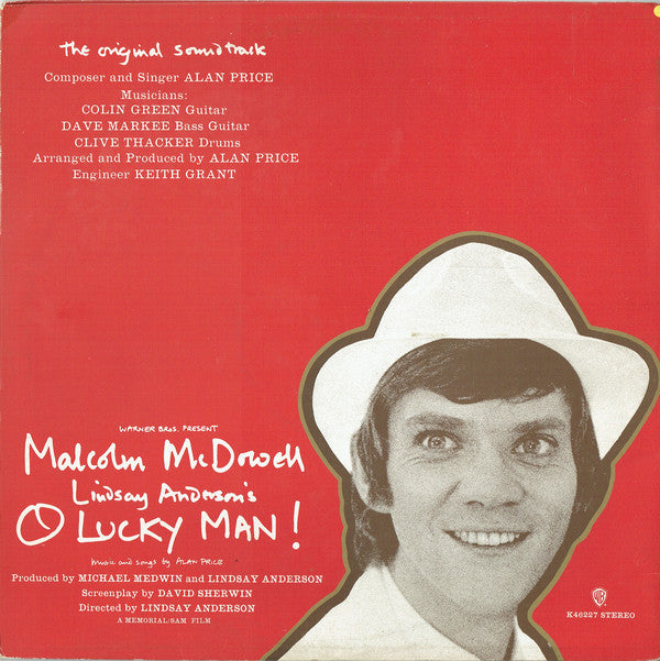 Alan Price : O Lucky Man! (Original Soundtrack) (LP, Album, Gat)