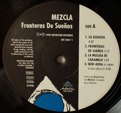 Mezcla (2) : Fronteras De Sueños (LP)