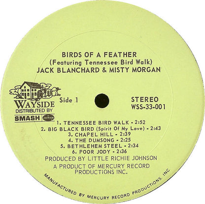 Jack Blanchard & Misty Morgan : Birds Of A Feather (LP, Album, Mer)