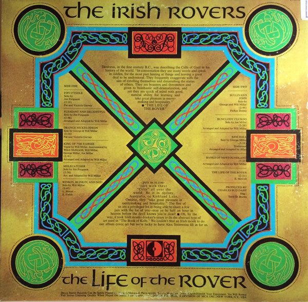 The Irish Rovers : The Life Of The Rover (LP, Album)