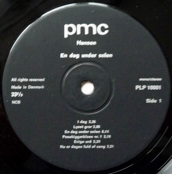 Hansen (9) : En Dag Under Solen (LP)