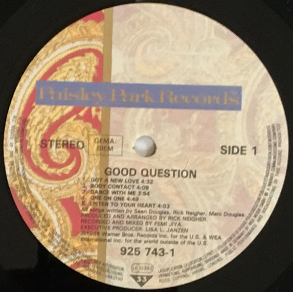 Good Question : Good Question (LP, Album)