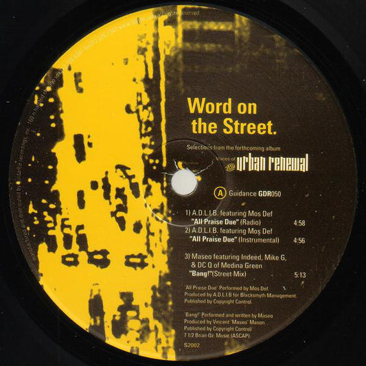 Various : Word On The Street (12")