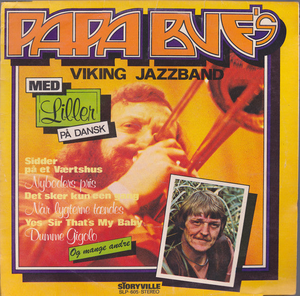 Papa Bue's Viking Jazz Band Med Bjarne "Liller" Pedersen : På Dansk (LP, Album)