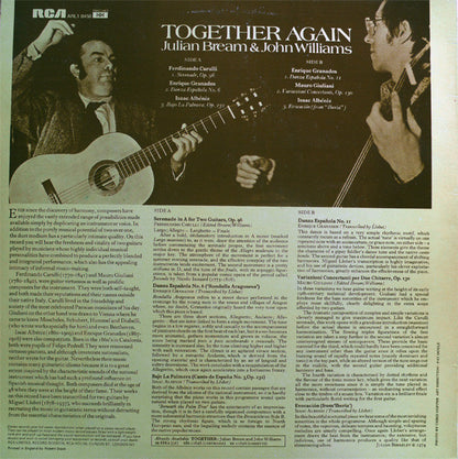 Julian Bream & John Williams (7) : Together Again (LP, Album)