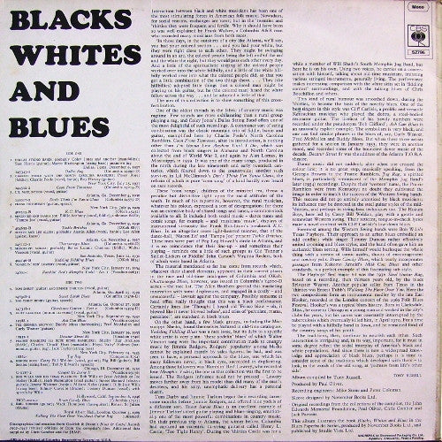 Various : Blacks Whites And Blues (LP, Comp, Mono)