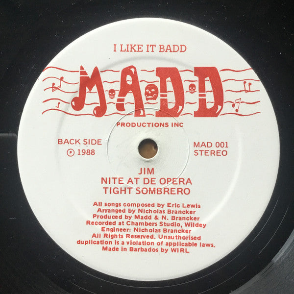 Madd (4) : I Like It Badd (LP, Album)