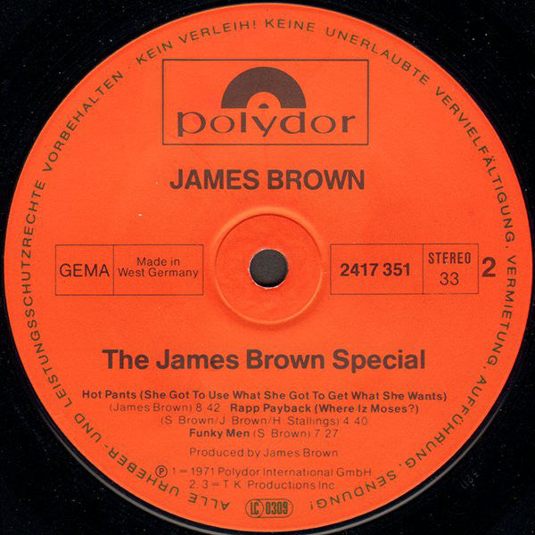 James Brown : The James Brown Special (LP, Comp)