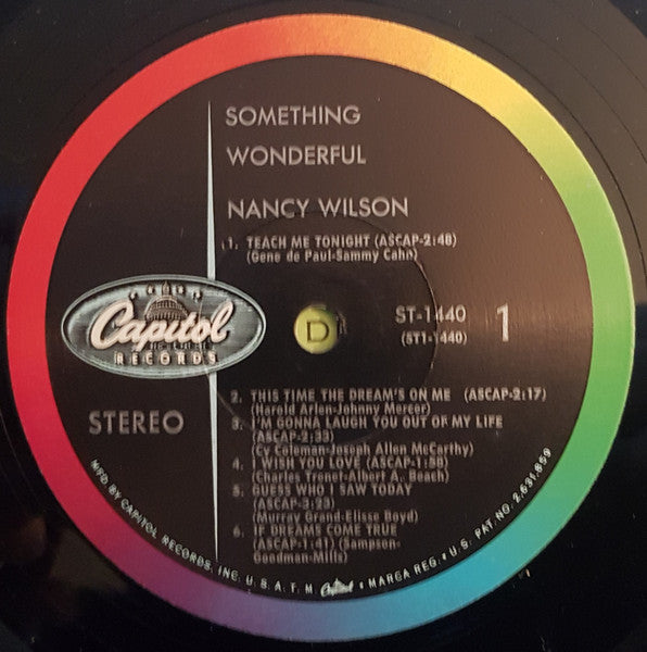 Nancy Wilson : Something Wonderful (LP, Album)