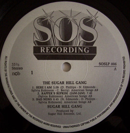 Sugarhill Gang : Sugarhill Gang (LP, Album, Gat)
