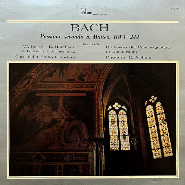 Johann Sebastian Bach : Passione Secondo S. Matteo, BWV 244 (LP, Album, RE)