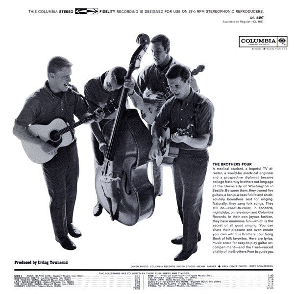 The Brothers Four : The Brothers Four Song Book (LP, Album, Gat)