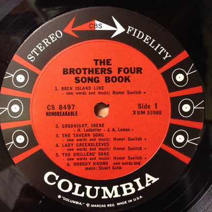 The Brothers Four : The Brothers Four Song Book (LP, Album, Gat)