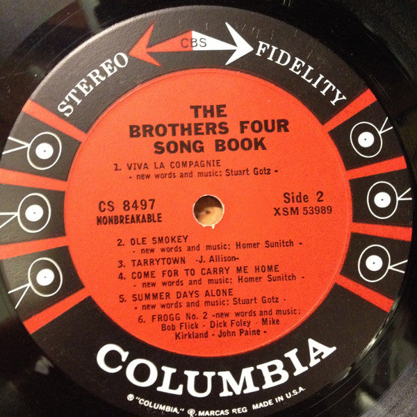The Brothers Four : The Brothers Four Song Book (LP, Album, Gat)