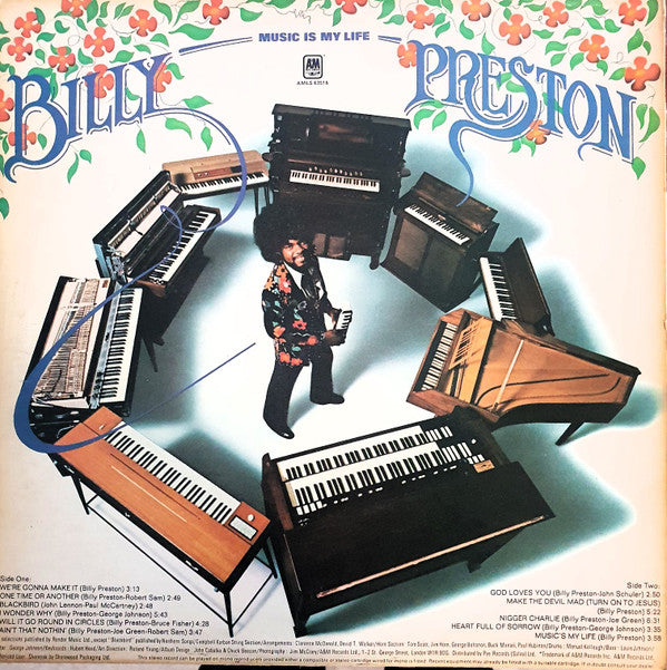 Billy Preston : Music Is My Life (LP, Album)