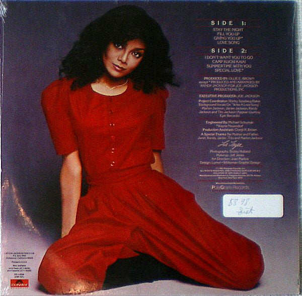 La Toya Jackson : My Special Love (LP, Album, 18)