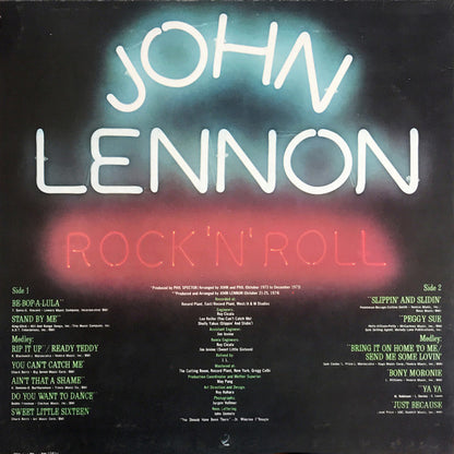 John Lennon : Rock 'N' Roll (LP, Album)