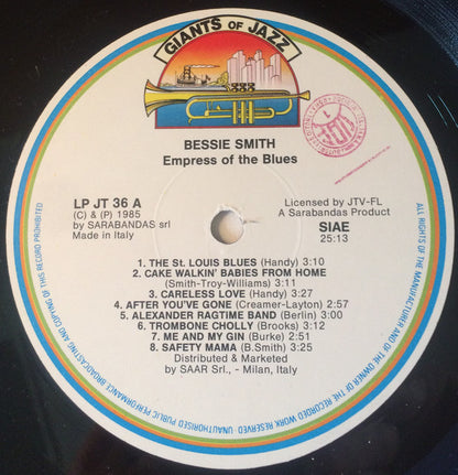 Bessie Smith : Empress Of The Blues (LP, Comp)