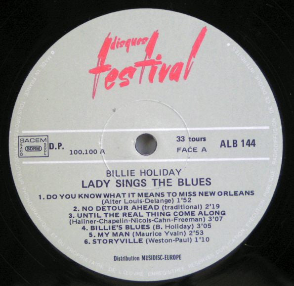 Billie Holiday : Lady Sings The Blues - Original Sessions 1937-1947 (2xLP, Comp)